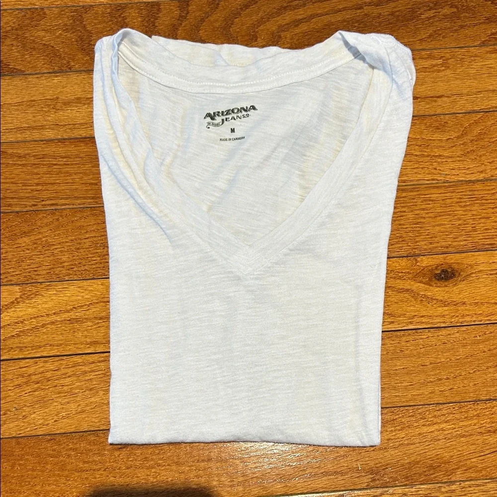 Arizona Jean Company White Short Sleeve Tee - Picture 1 of 4